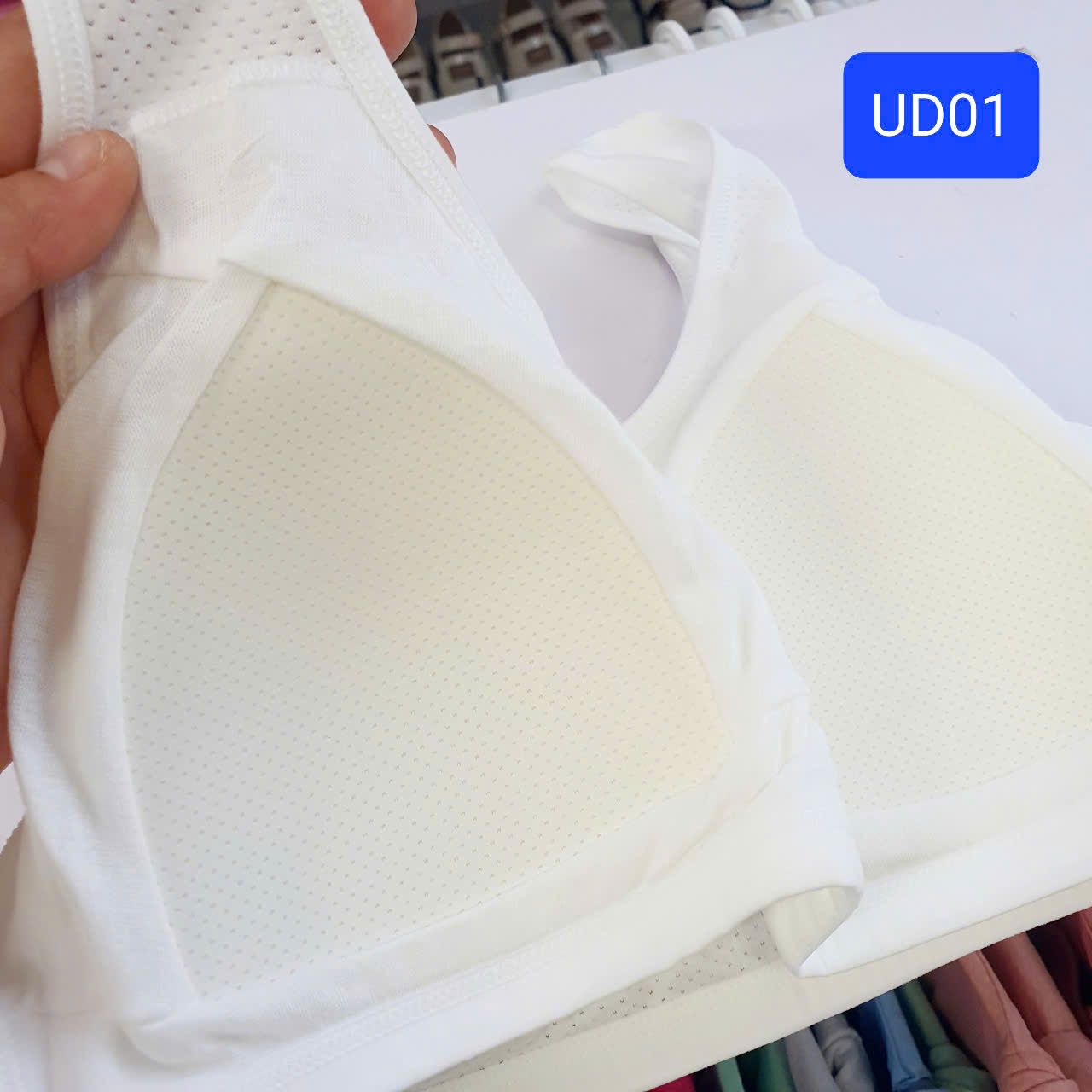 C01 _ Áo lá bra cho bé gái từ 40kg đến 55kg mút may liền chất cotton thoáng khí mềm mại - Beekids