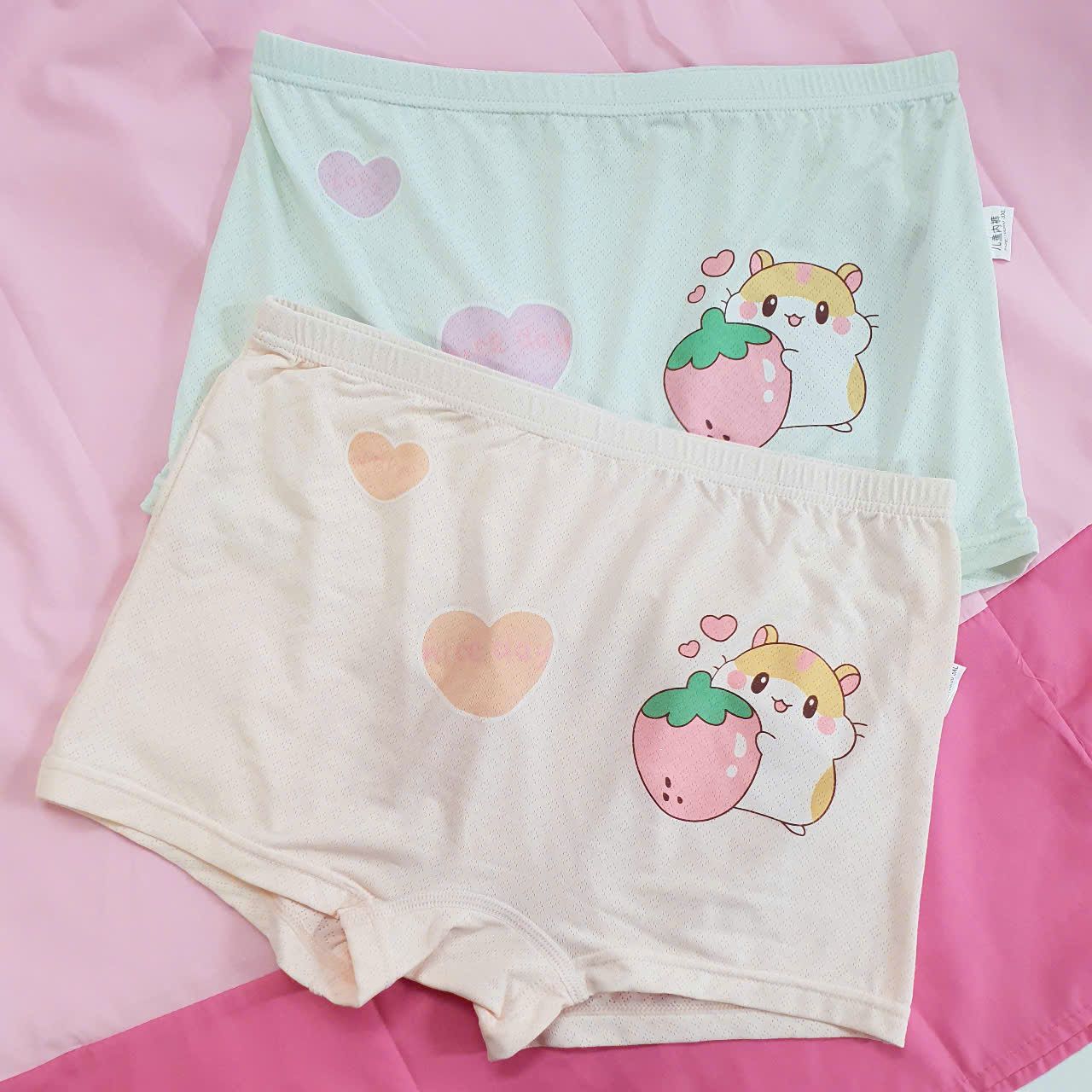 C02 _ Quần chip đùi bé gái chất cotton mềm mại, co giãn, thấm hút mồ hôi tốt _ Beekids