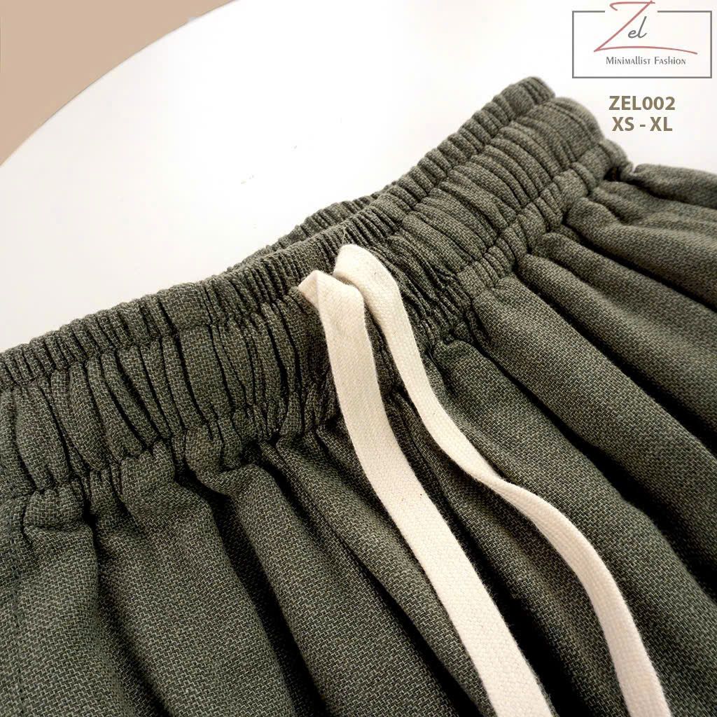 Q20 _ Quần ống suông cho Mẹ và Bé gái tuổi teen chất linen mềm mát _ Beekids