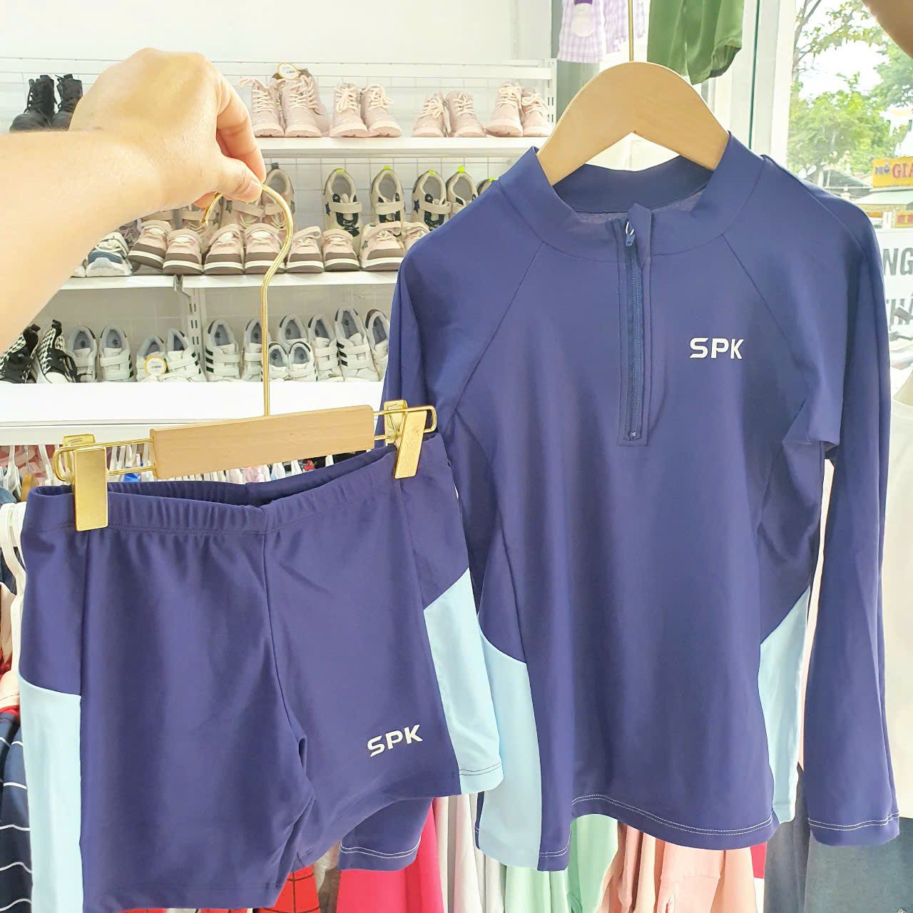 BB08 _ Đồ bơi dài tay bé trai chống nắng có size lớn _ Beekids