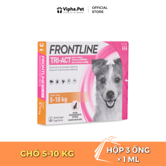 FRONTLINE TRIACT® size S cho chó từ 5 - 10kg (1ml/ống x 3 ống/hộp)