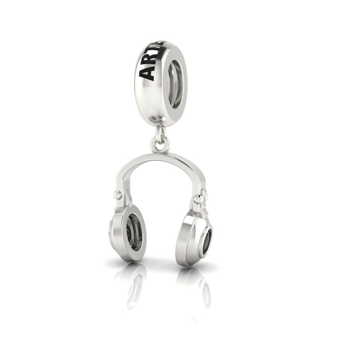 Charm bạc Signature Tai Nghe Love Music - CA000461
