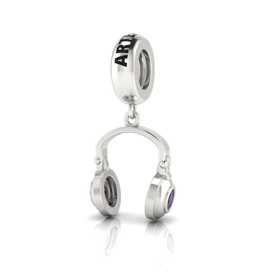 Charm bạc Signature Tai Nghe Love Music - CA000461