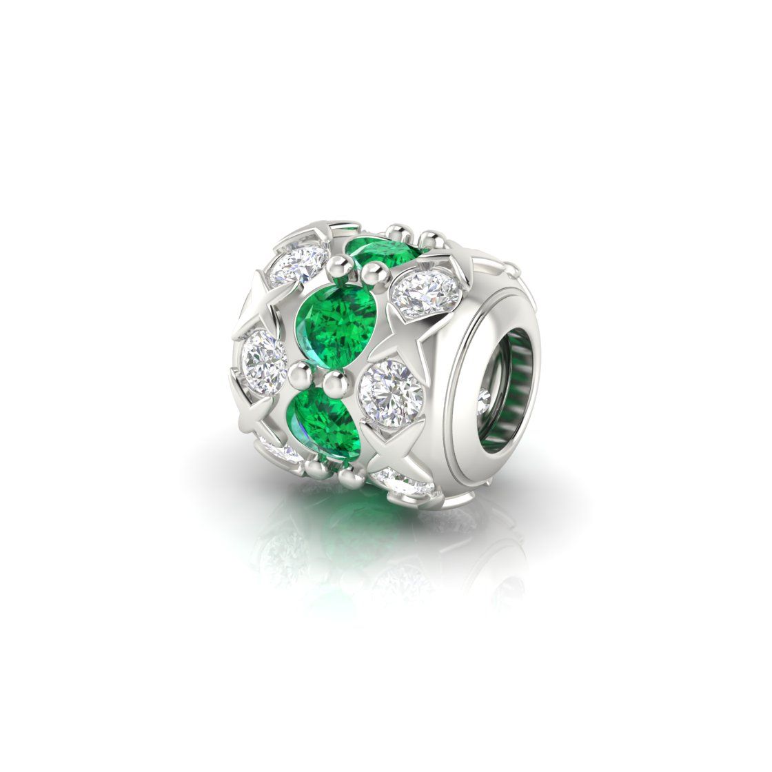 Charm Bạc Đính Đá - CA000470