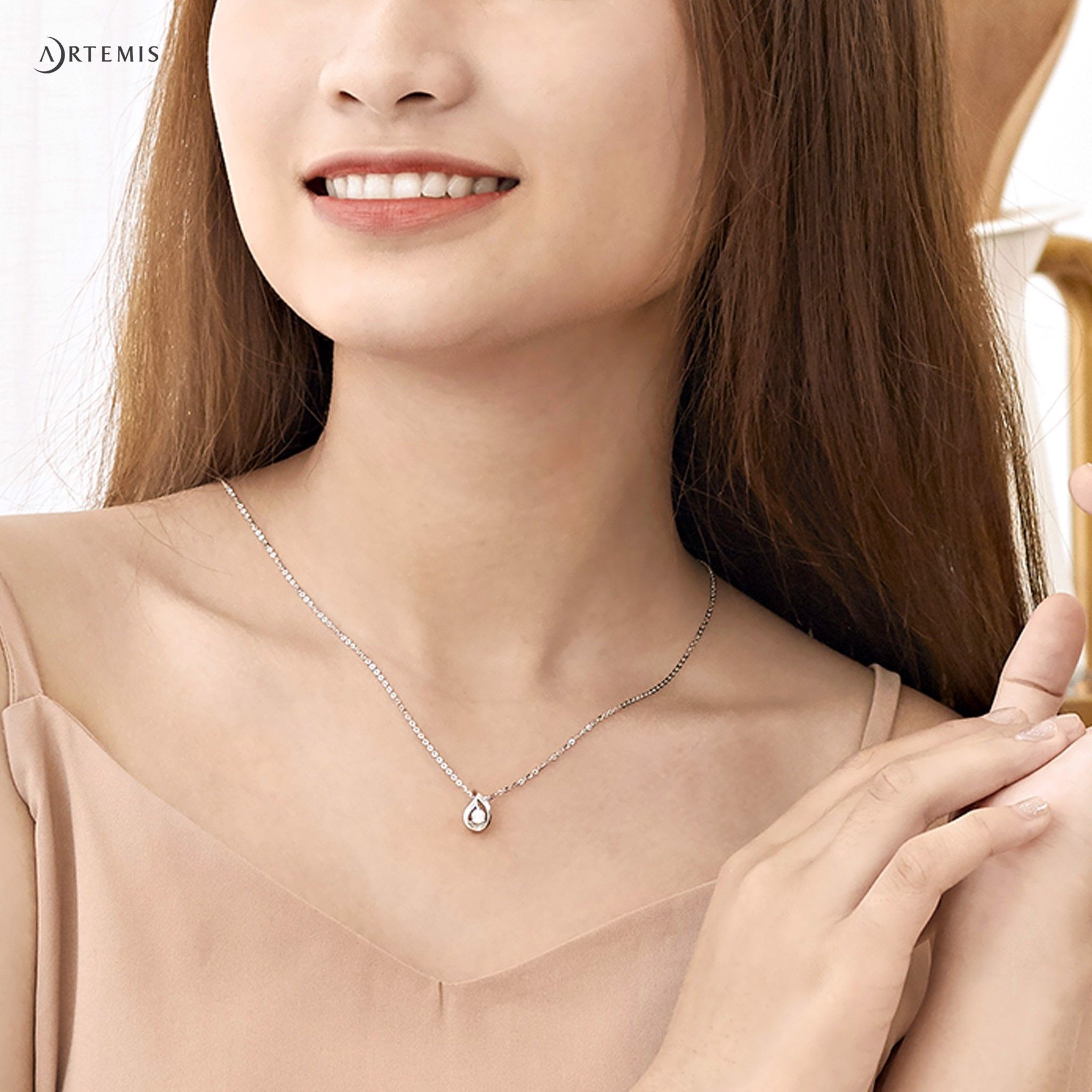 Mặt dây chuyền bạc Giọt nước - PA000059