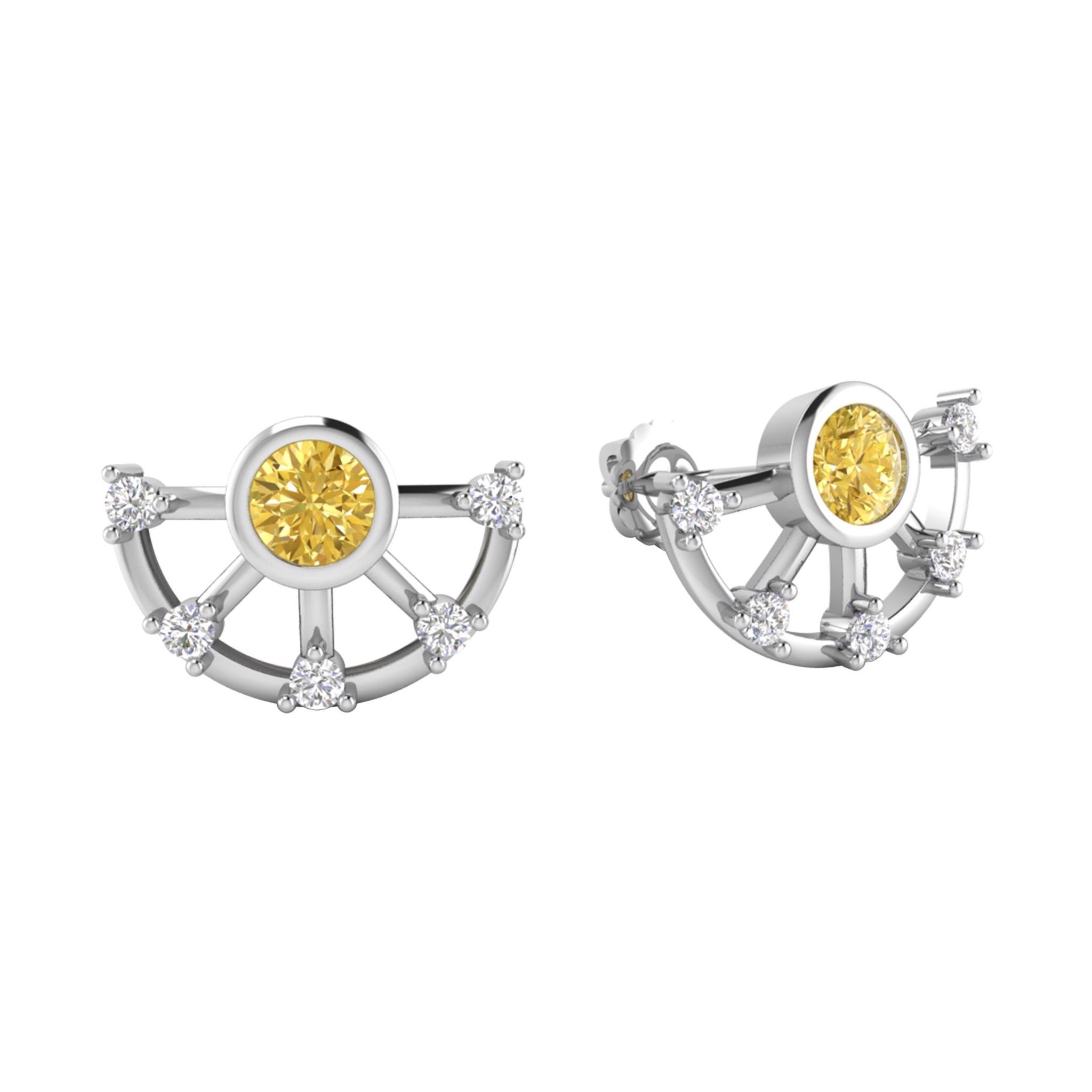 Hoa tai bằng bạc Công chúa Thiên nga - EA000394