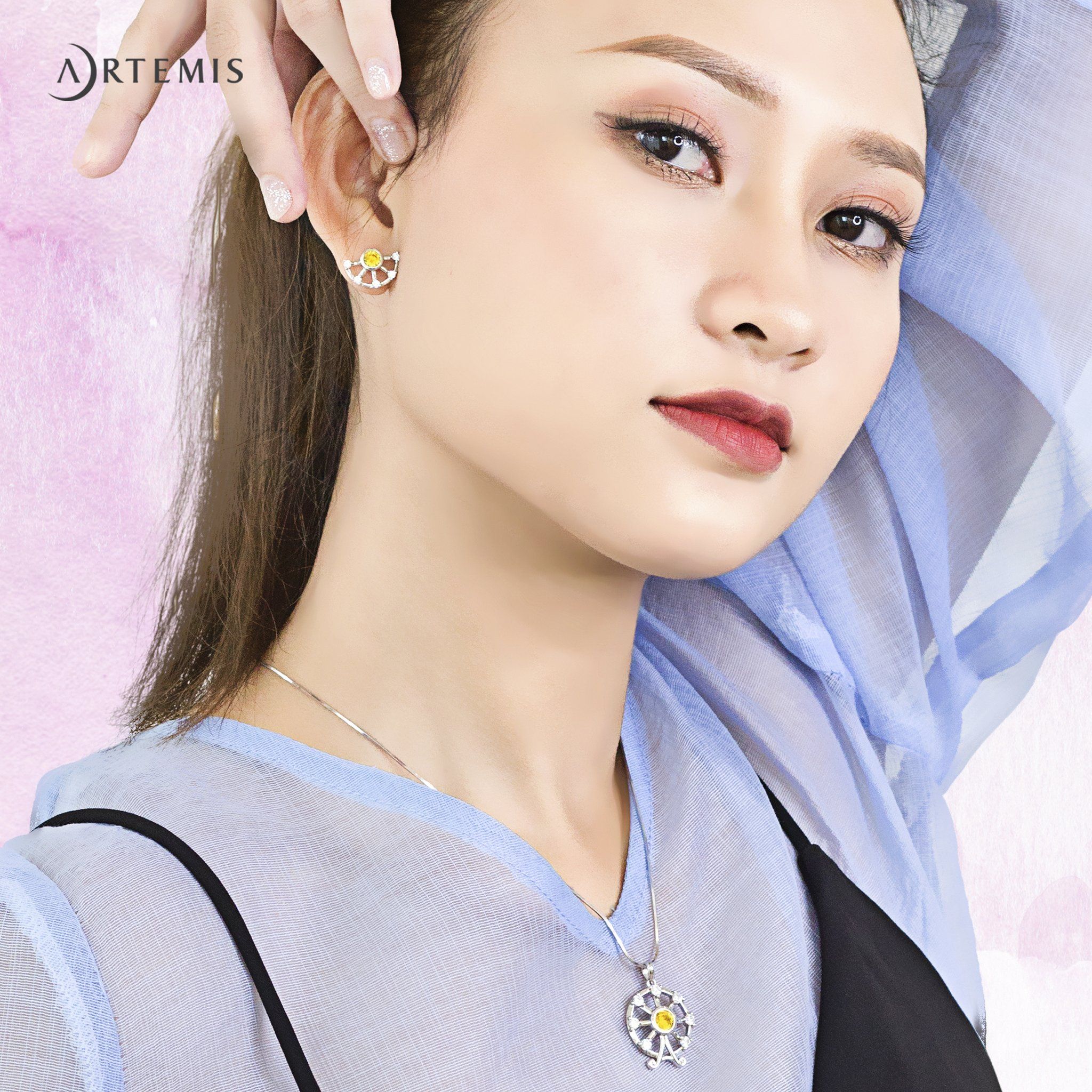 Bông tai bạc Sweet Dream - EA000385
