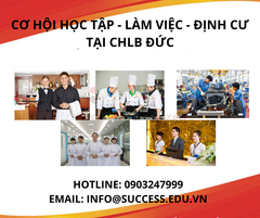 DU HỌC NGHỀ - THỰC TẬP CÓ TRẢ LƯƠNG VÀ ĐỊNH CƯ TẠI ĐỨC