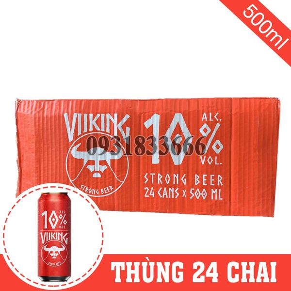 Bia Đức Viiking 10% Thùng 24 Lon 500ml