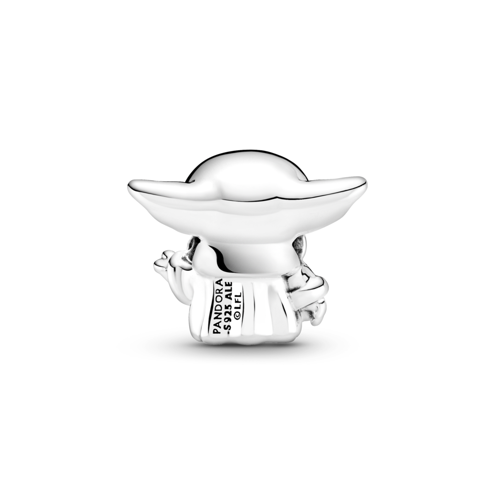 Star Wars The Child sterling silver charm with black enamel