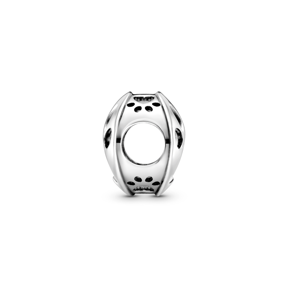 Paw sterling silver charm