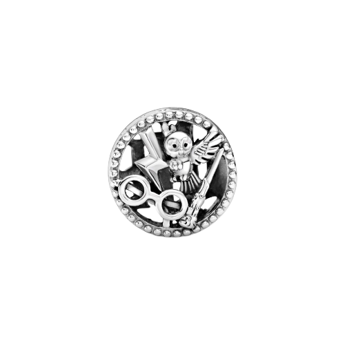 Harry Potter sterling silver charm with honey coloured crystal