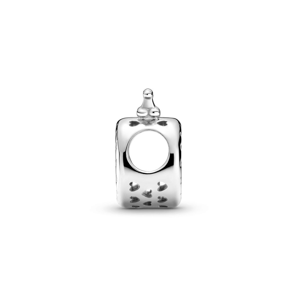 Crown O sterling silver charm