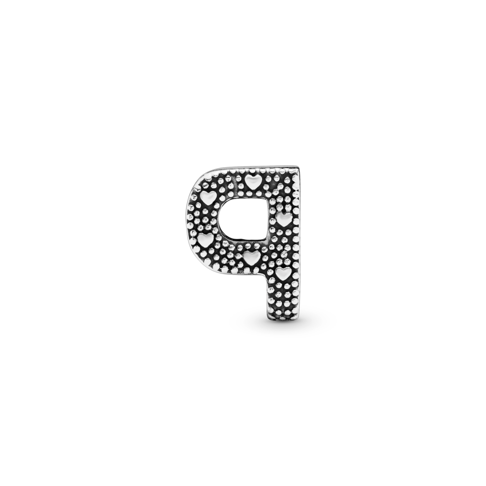 Letter P Alphabet Charm