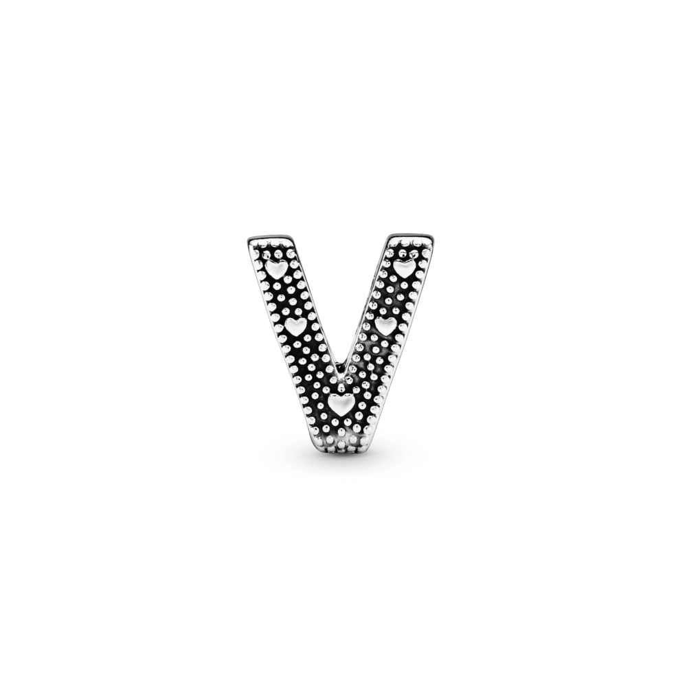 Letter V Alphabet Charm