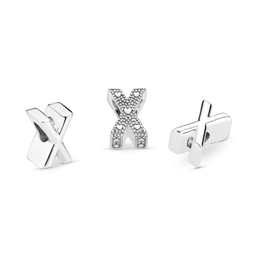 Letter X Alphabet Charm