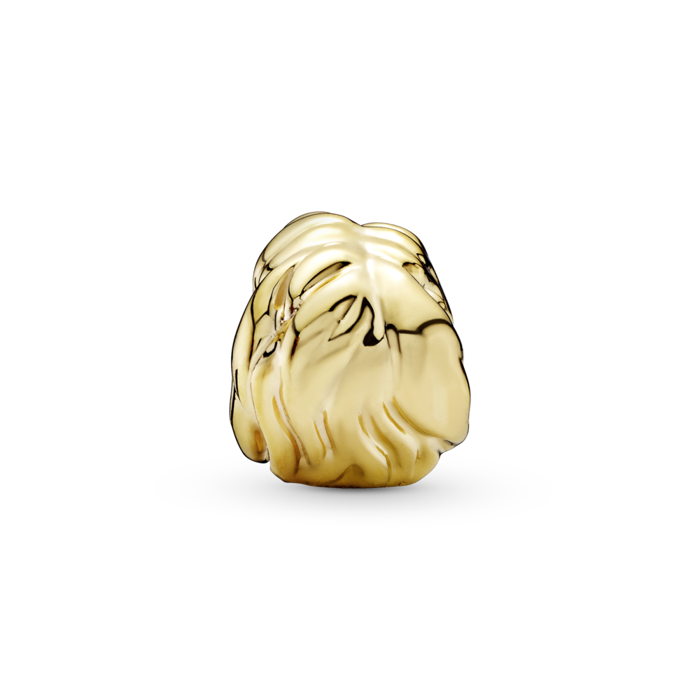 Disney Simba Pandora Shine charm with black and brown enamel