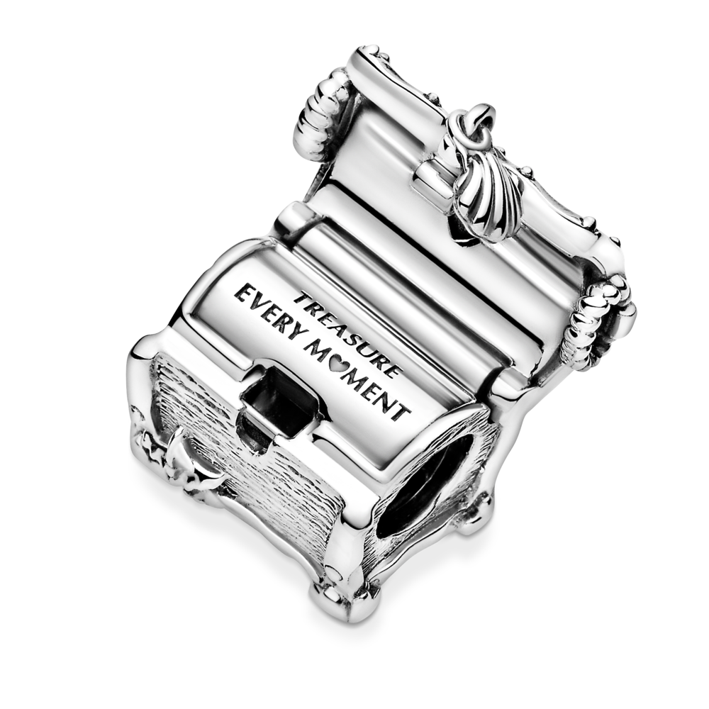 Chest of treasure sterling silver charm