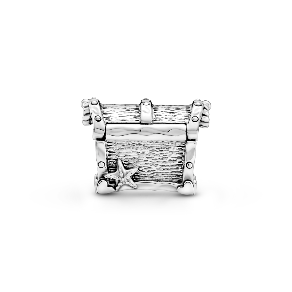 Chest of treasure sterling silver charm