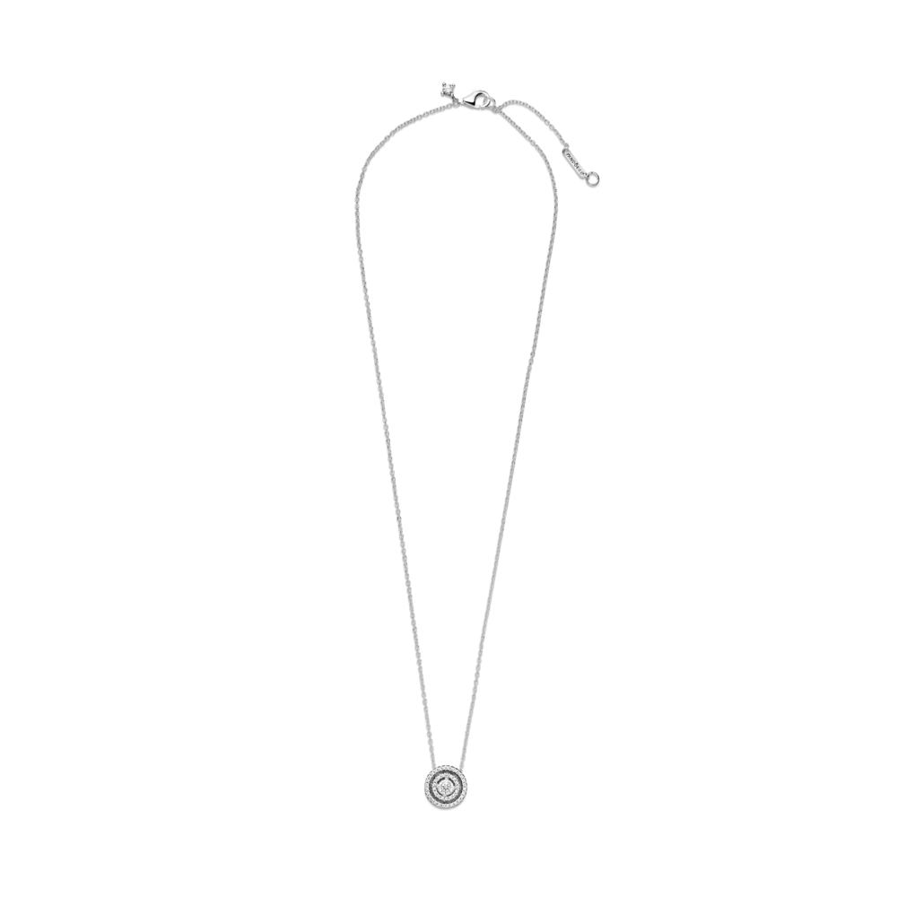 Sterling silver collier with CZ