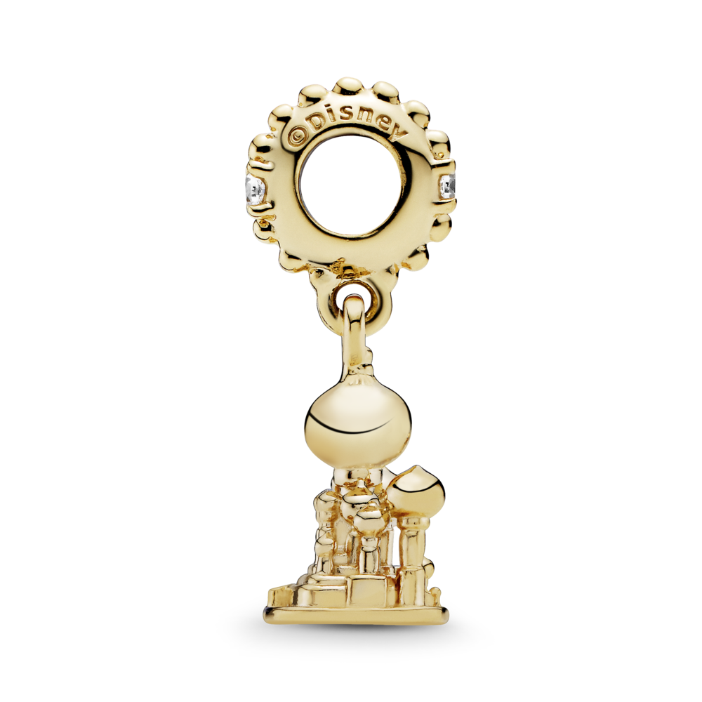 Disney Agrabah 14k gold-plated dangle with CZ