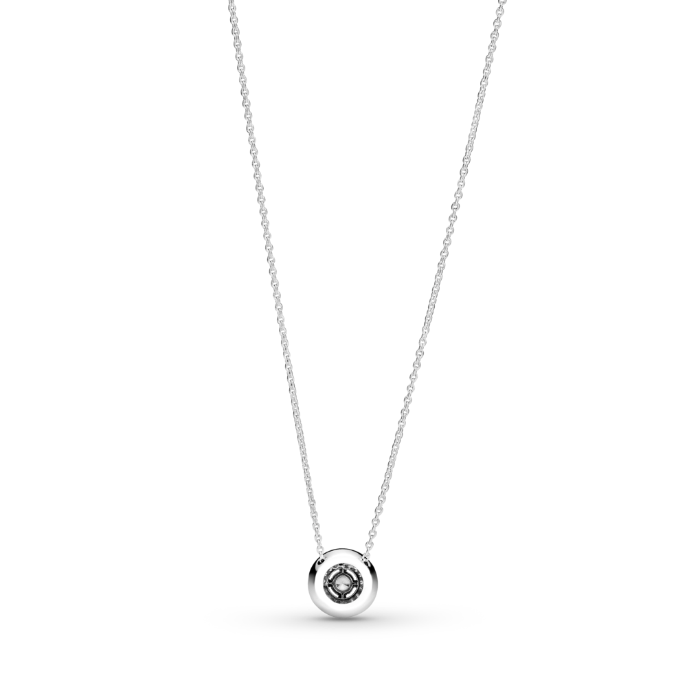 Sterling silver collier with CZ