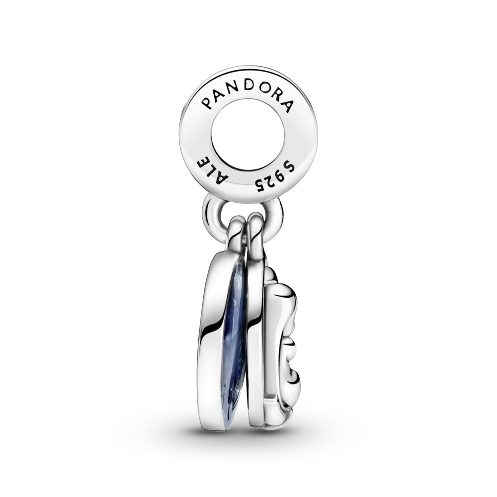 Disney Dumbo sterling silver dangle with shaded blue enamel