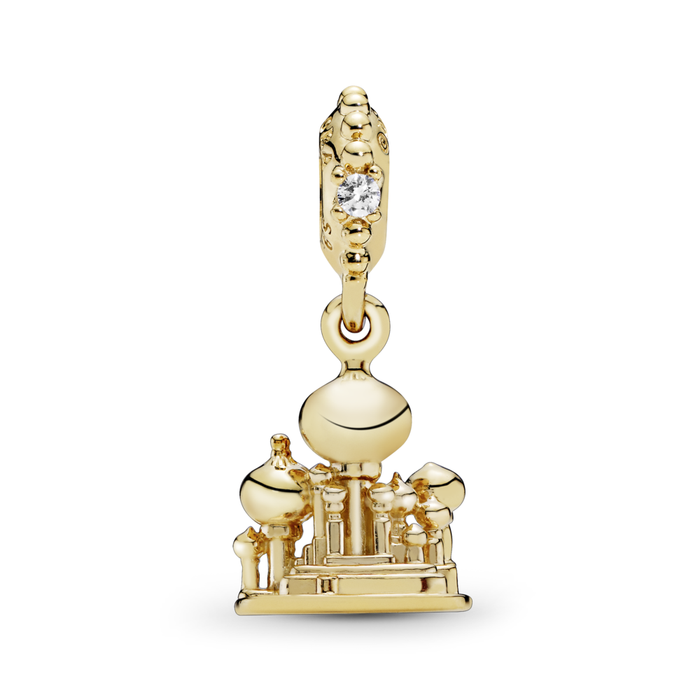 Disney Agrabah 14k gold-plated dangle with CZ