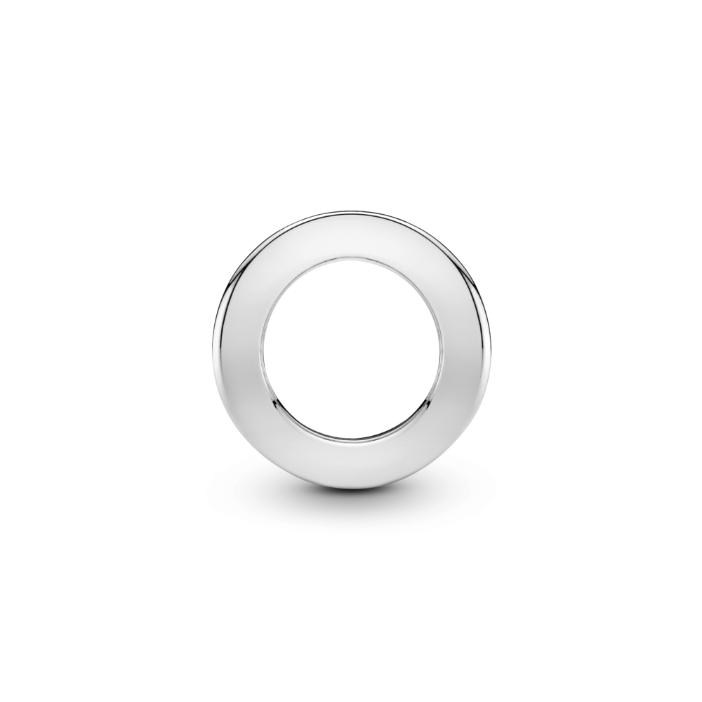 Pandora Logo Circle Clip Charm