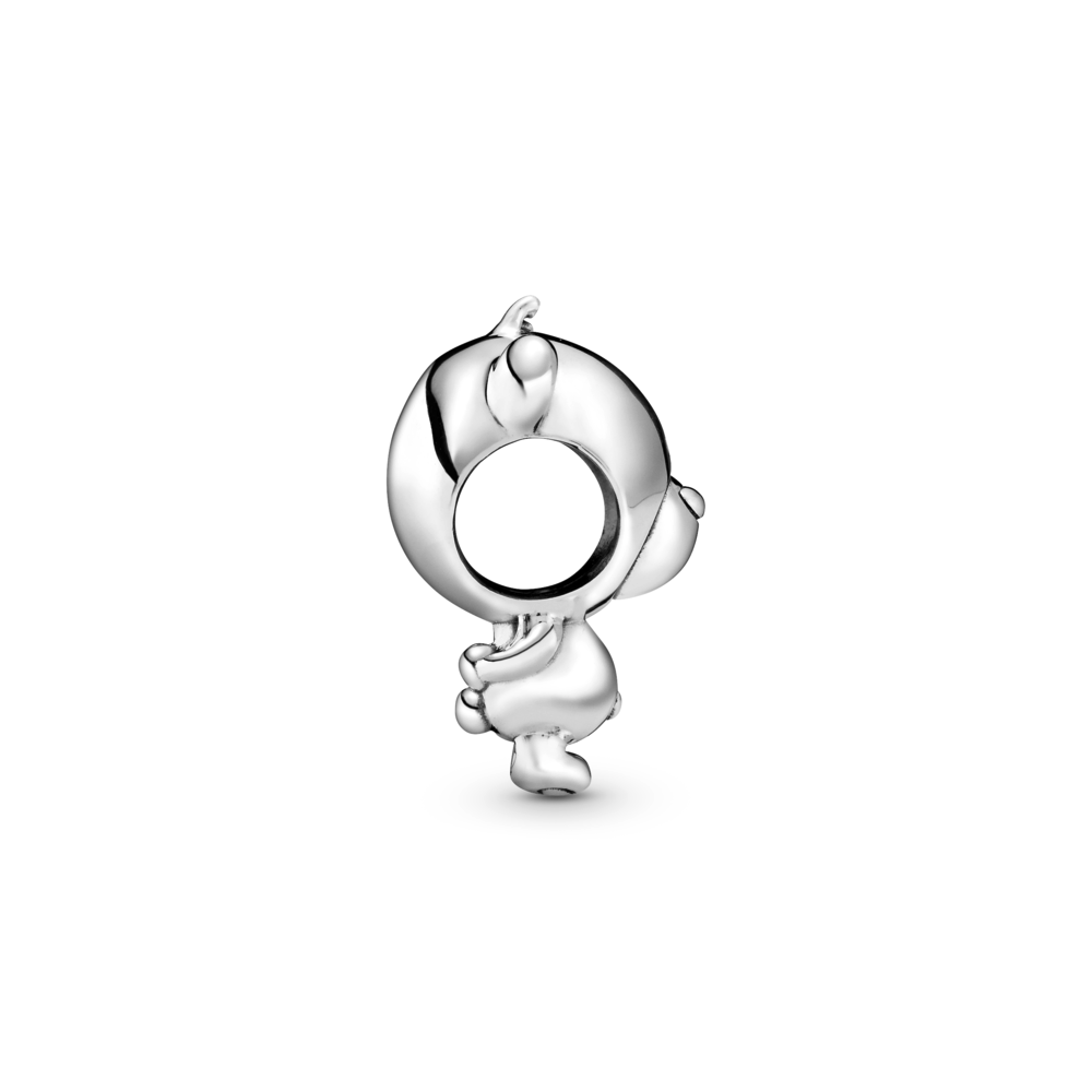 Teddy bear sterling silver charm