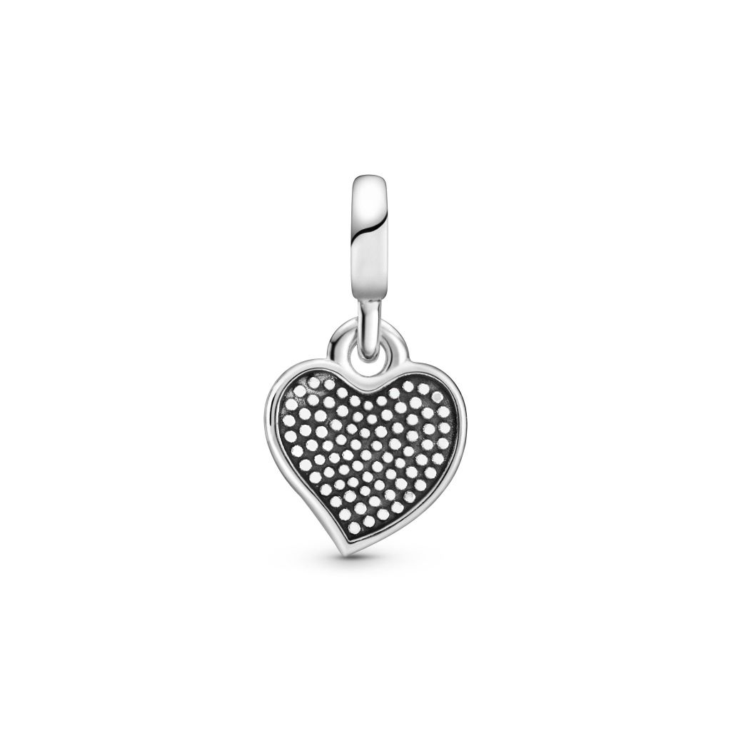 Charm mini Pandora Me trái tim