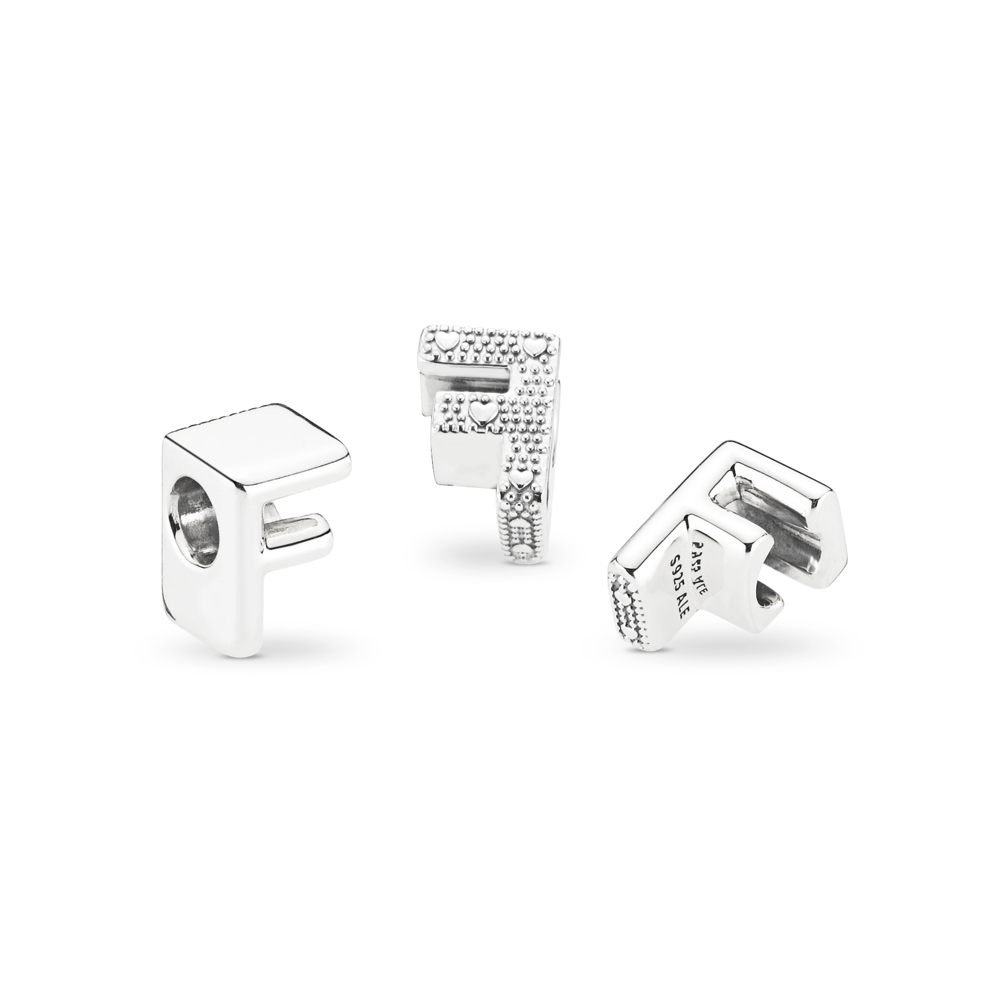 Letter F Alphabet Charm