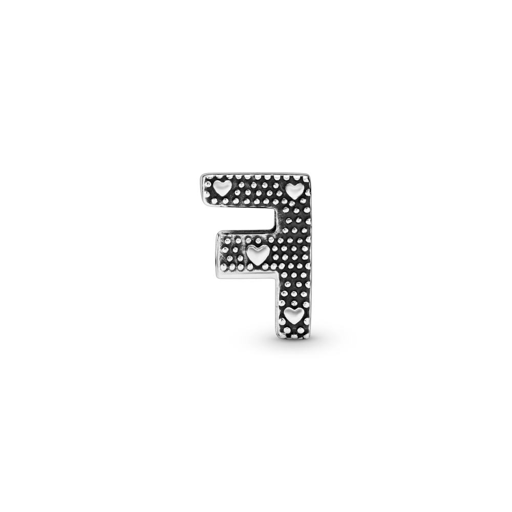 Letter F Alphabet Charm