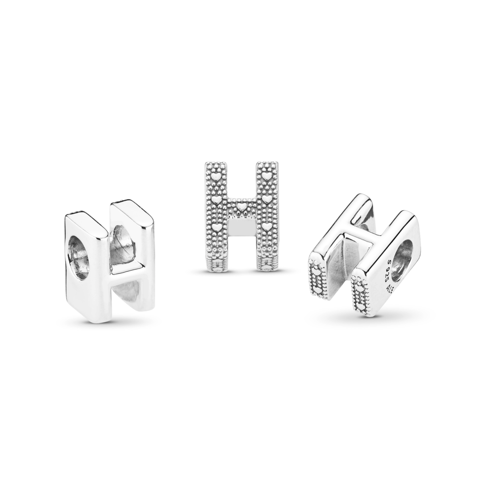 Letter H Alphabet Charm