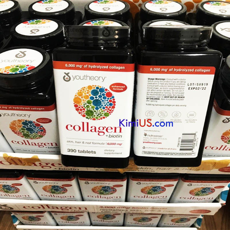 Collagen Youtheory 1,2&3 390 viên - Viên uống nuôi dưỡng da trắng khỏe của Mỹ - GG