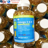  Omega 369 1600mg 325 viên - Viên uống bổ mắt, tim mạch của Mỹ 