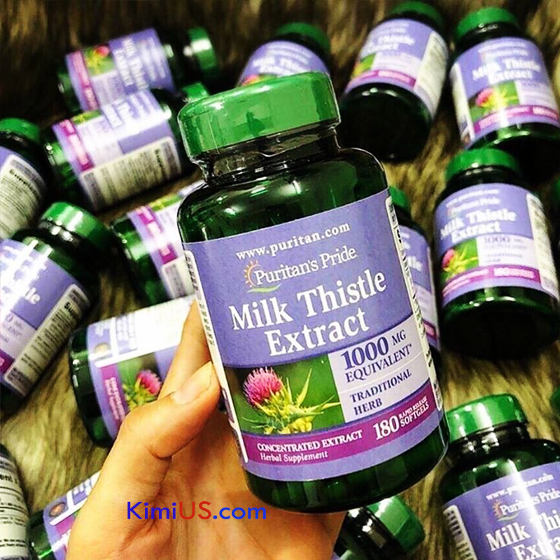 Milk Thistle Extract Puritan’s Pride 1000mg 180 viên - GG