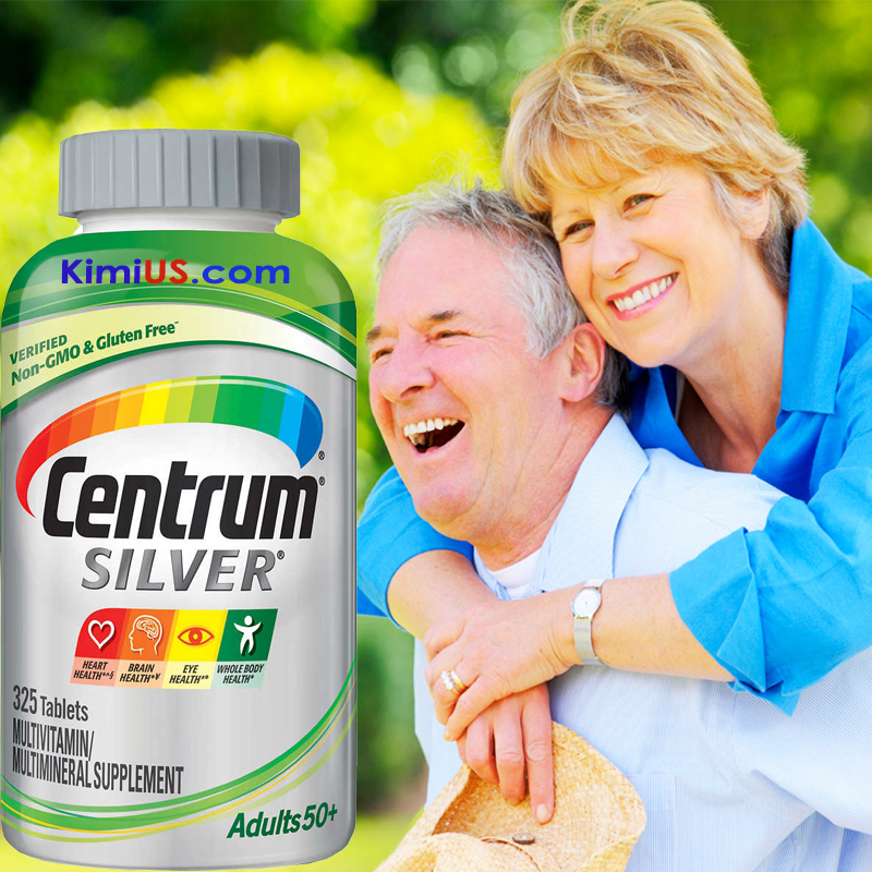 Centrum Silver Adults 50+ 325 viên - TPCN bổ sung Vitamin khoáng chất cho nam/nữ trên 50 tuổi của Mỹ