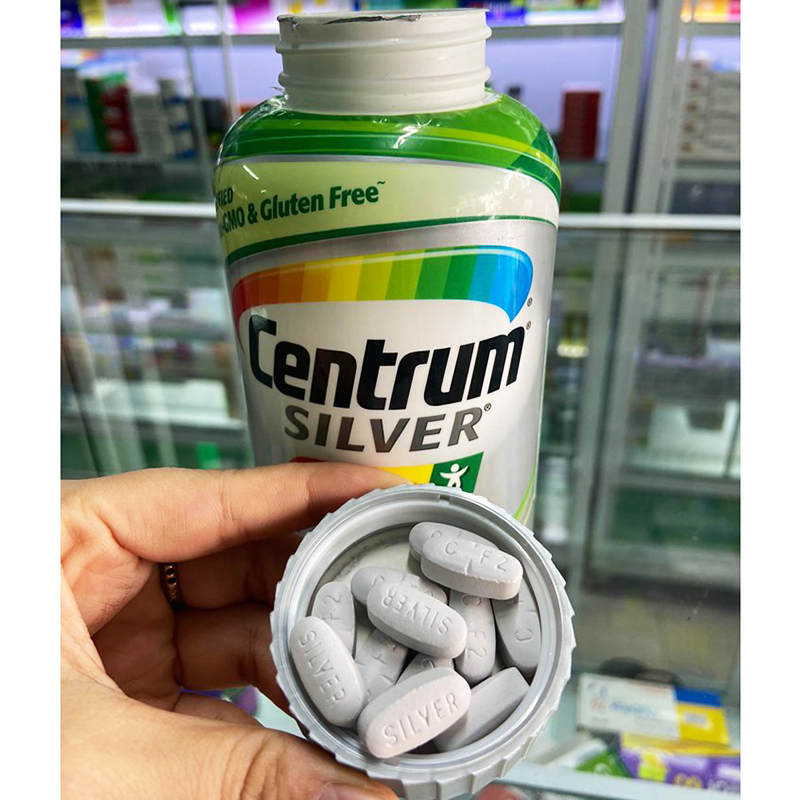 Centrum Silver Adults 50+ 325 viên - TPCN bổ sung Vitamin khoáng chất cho nam/nữ trên 50 tuổi của Mỹ