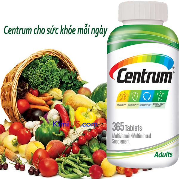  Centrum Adults 425 viên - TPCN bổ sung MultiVitamin/khoáng chất cho người lớn tốt nhất của Mỹ 