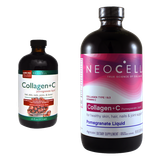  Nước collagen lựu làm chậm trình LH da - Neocell Collagen +C  473ml của Mỹ - GG 