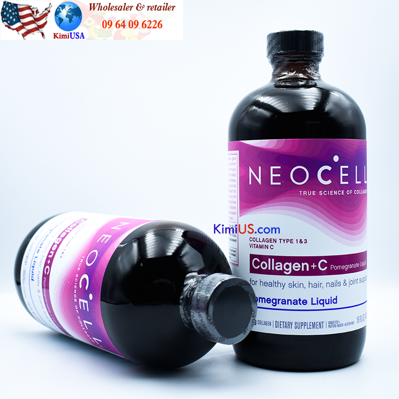 Neocell Collagen +C 473ml - Nước collagen làm chậm trình lão hóa cao cấp của Mỹ