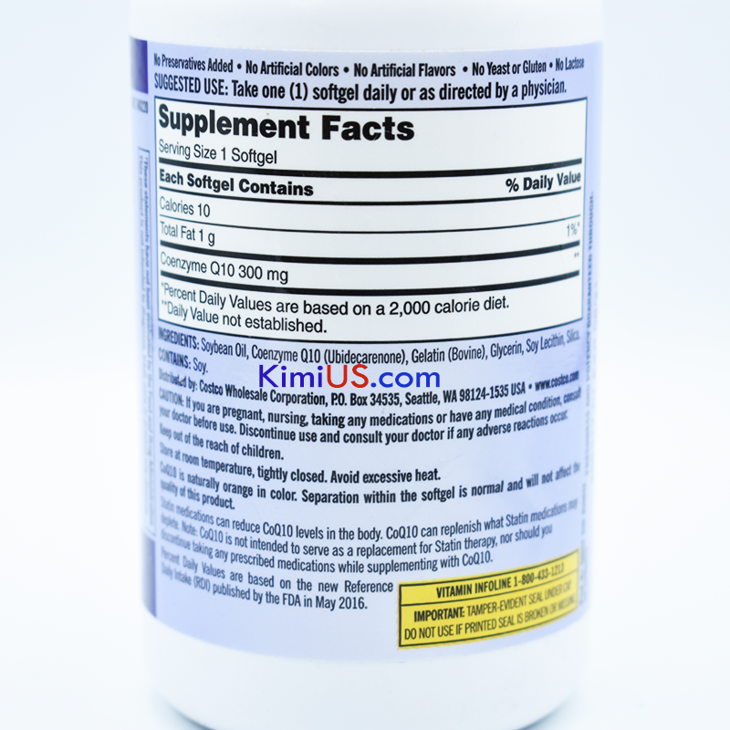 Co.Q10 300mg Kirkland 100 viên của Mỹ - GG