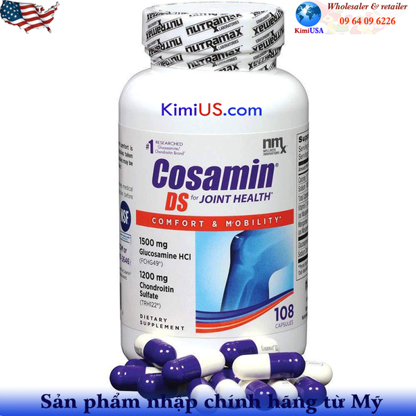  Cosamin DS For Joint Health 108v - Viên uống phục hồi và nuôi dưỡng sụn khớp hàng đầu của Mỹ 