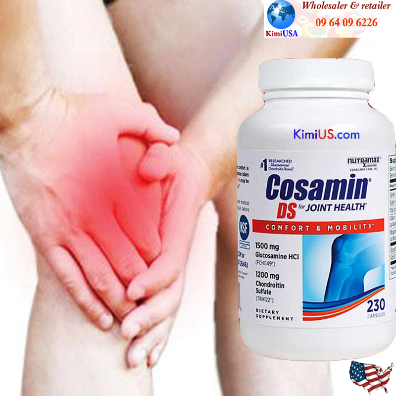 Cosamin DS For Joint Health 230v - Viên uống phục hồi và nuôi dưỡng sụn khớp hàng đầu của Mỹ