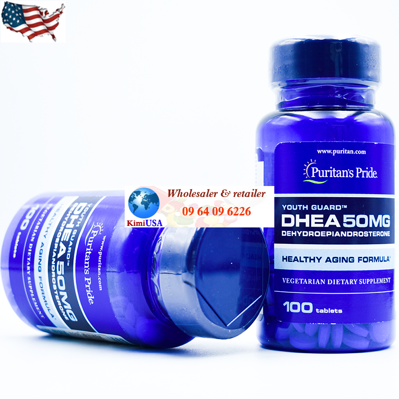 DHEA 25mg - Puritan’s Pride - Viên uống tăng nội tiết tố nữ của Mỹ