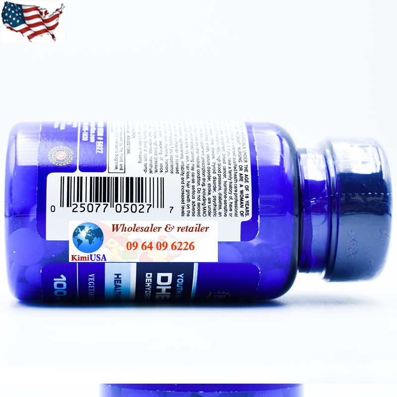 DHEA 25mg - Puritan’s Pride - Viên uống tăng nội tiết tố nữ của Mỹ