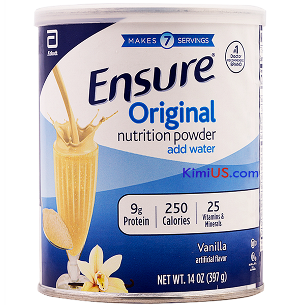  Sữa bột Ensure Original Nutrition Powder 397g nội địa Mỹ 