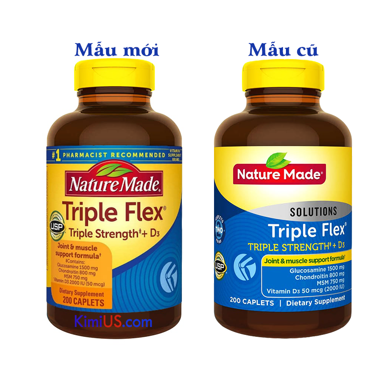Triple Flex Nature Made 200 viên của Mỹ - GG