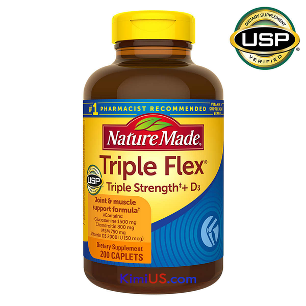  Triple Flex Nature Made 200 viên của Mỹ - GG 